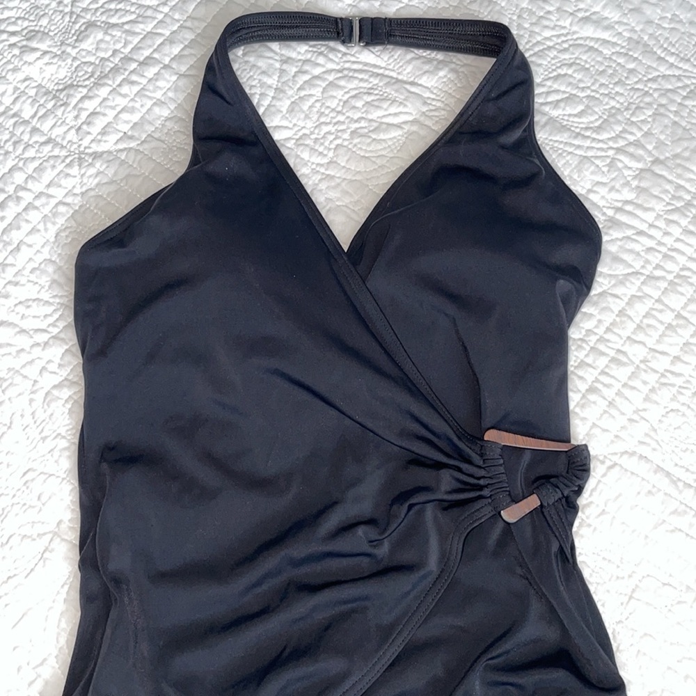 Lands End one piece ladies swim suit